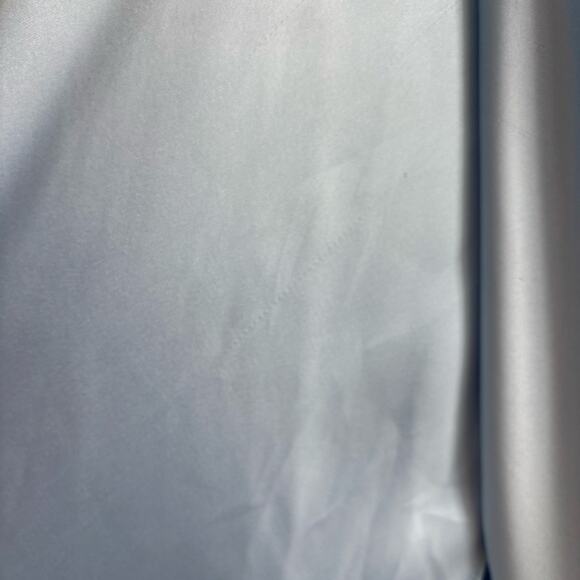 NWT leena for Mac Duggal Satin Strappy Gown 0 A Line Formal Black Tie Prom - Picture 14 of 16